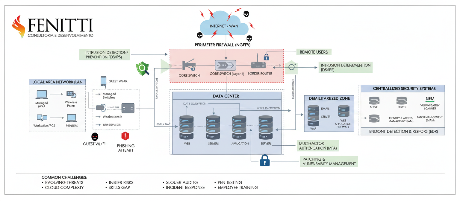 Equipe Fenitti em contato com cliente